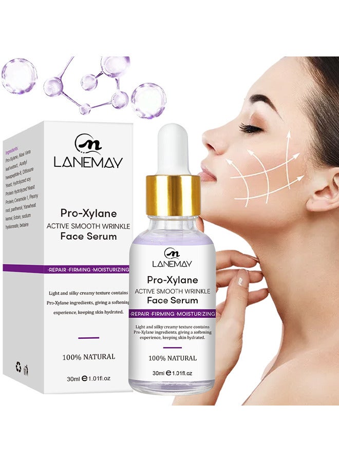 Pro-Xylane Face Serum, Anti-Aging And Anti-Wrinkle Formula To Promote Collagen Synthesis, Tender And Moisturize Skin, Reduce Fine Lines And Reveal Youthful Radiance