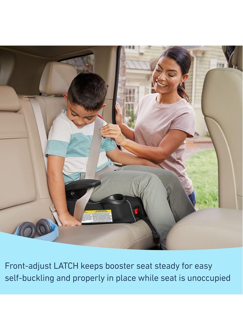 GracoÂ® TurboBoosterÂ® LX Backless Booster with Affix Latch | Backless Booster Seat for Big Kids Transitioning to Vehicle Seat Belt (Rio)