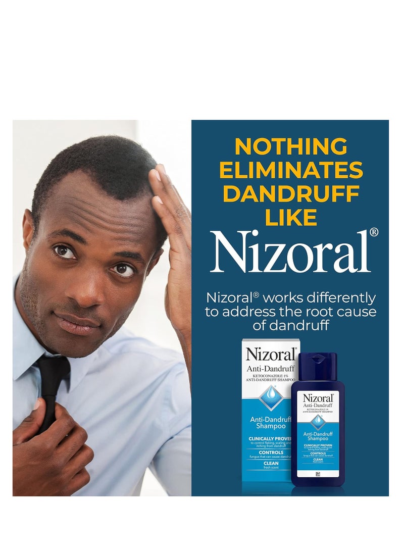 Nizoral anti-dandruff shampoo with 1% ketoconazole fresh scent 7 fl oz