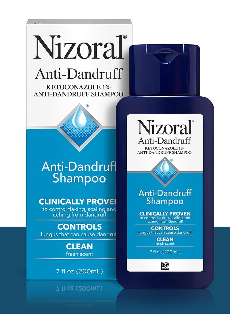 Nizoral anti-dandruff shampoo with 1% ketoconazole fresh scent 7 fl oz