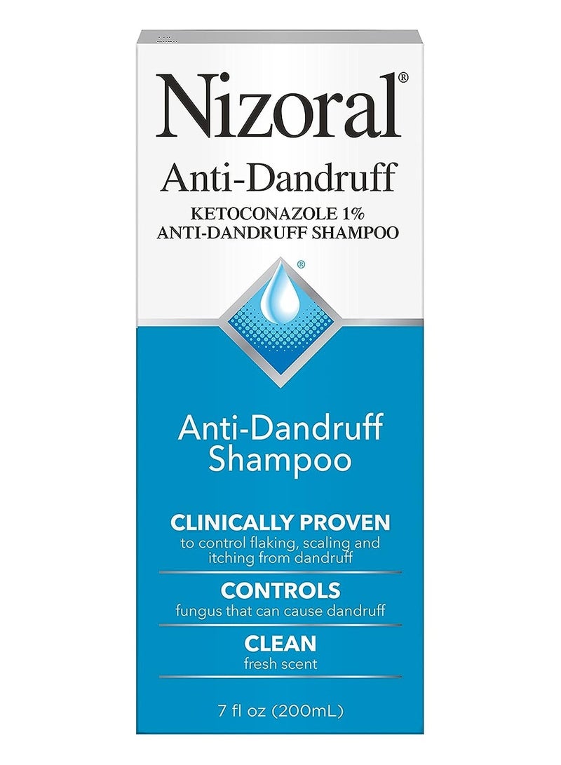 Nizoral anti-dandruff shampoo with 1% ketoconazole fresh scent 7 fl oz