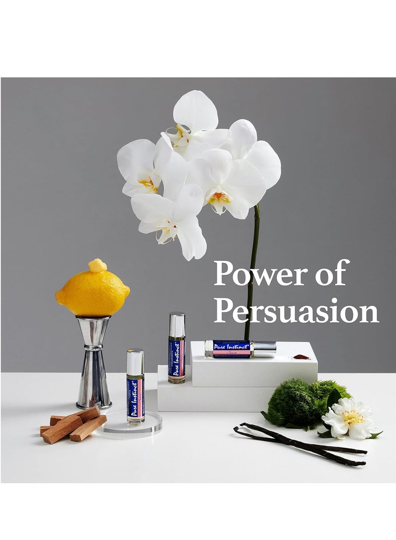 Pure Instinct CRAVE roll on the original pheromone infused essential oil perfume cologne for her TSA ready 0.34 fl oz