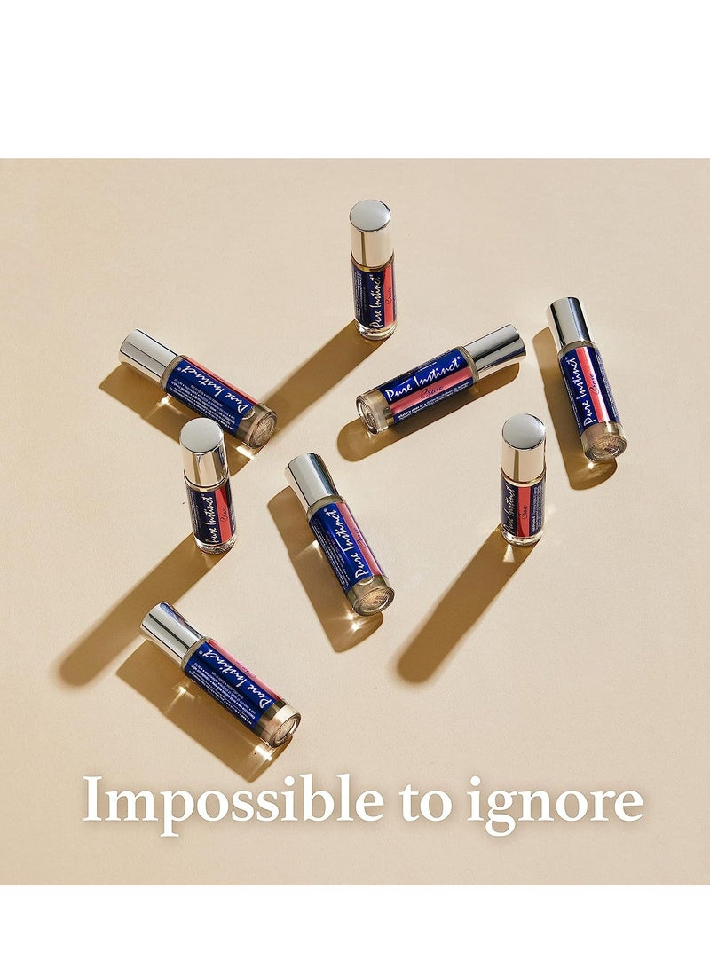 Pure Instinct CRAVE roll on the original pheromone infused essential oil perfume cologne for her TSA ready 0.34 fl oz