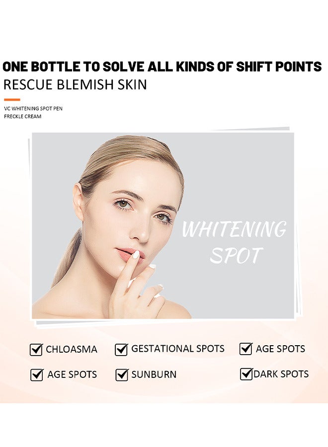 Whiteing Freckle Cream VC Brightening And Whitening Spot Removing Cream Spot Removing Pen Removing Stains And Dark Spots Pen Improving Skin Tone Brightening And Whitening Spot Removing Cream