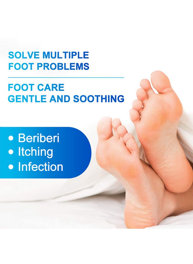 Dual Action Athletes' Foot Cream, Athlete's Foot Odor Foot Cream, Antifungal Cream, Antibacterial Cream For Athletes' Foot, Sterilization Treatment Anti-Infection Foot Care Repair 20G