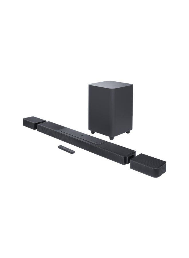 Bar 1300 11.1.4 Channel Soundbar With Detachable Surround Speakers Multi Beam Dolby Atmos And DTS X JBLBAR1300BLKUK Black