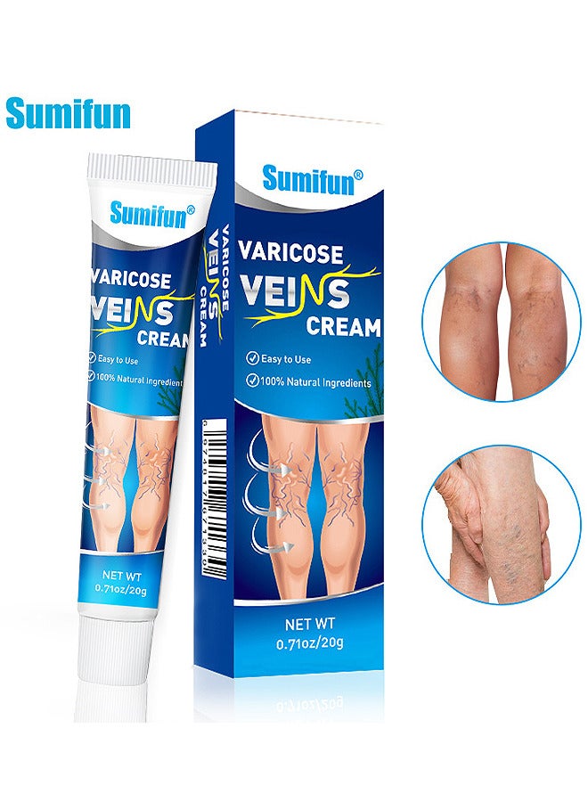 Varicose Vein Cream For Legs, Improves Blood Circulation, Reduces Spider Veins And Heaviness, Improve Blood Circulation, Tired And Heavy Legs, 20G