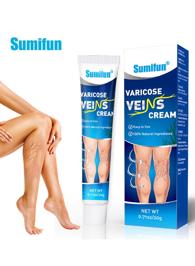 Varicose Vein Cream For Legs, Improves Blood Circulation, Reduces Spider Veins And Heaviness, Improve Blood Circulation, Tired And Heavy Legs, 20G