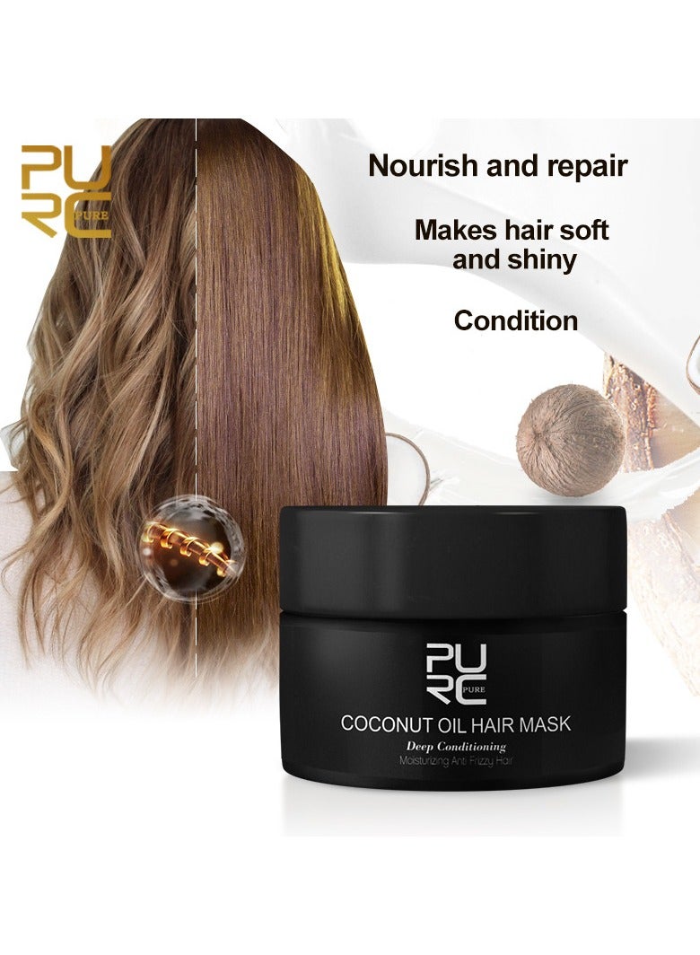 PURC Baked Oil Cream Coconut Oil Hair Mask Repairs Dry and Frizzy Hair Mask