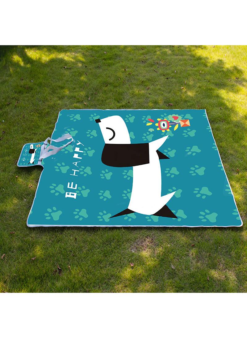 Outdoor camping, portable Oxford cloth mat, waterproof thickened tent picnic mat 150 * 150CM