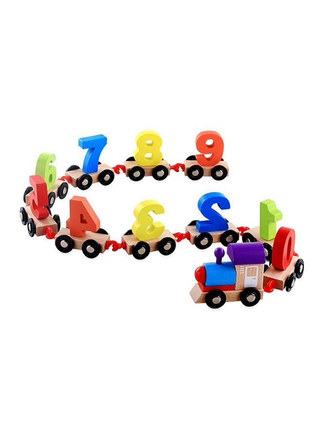 Durable Wooden Train Early Education Toy