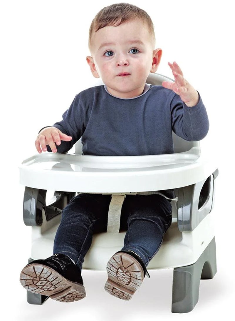 Lightweight Folding Booster Seat With Tray
