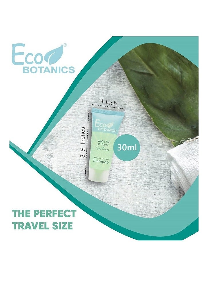 Bulk Set Pack of 125 Transparent Travel-Size Hotel Flip Cap Shampoo 30ml