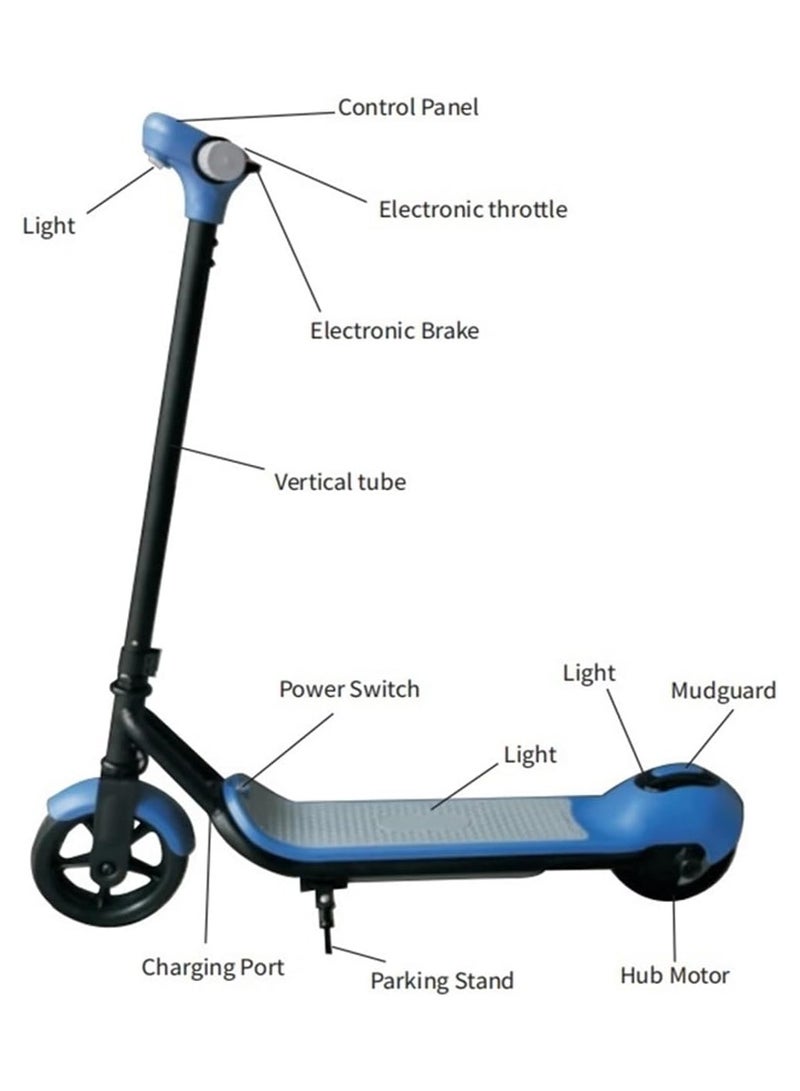 Electric Scooter Lightweight Kick Scooter For Kids Boy Girl