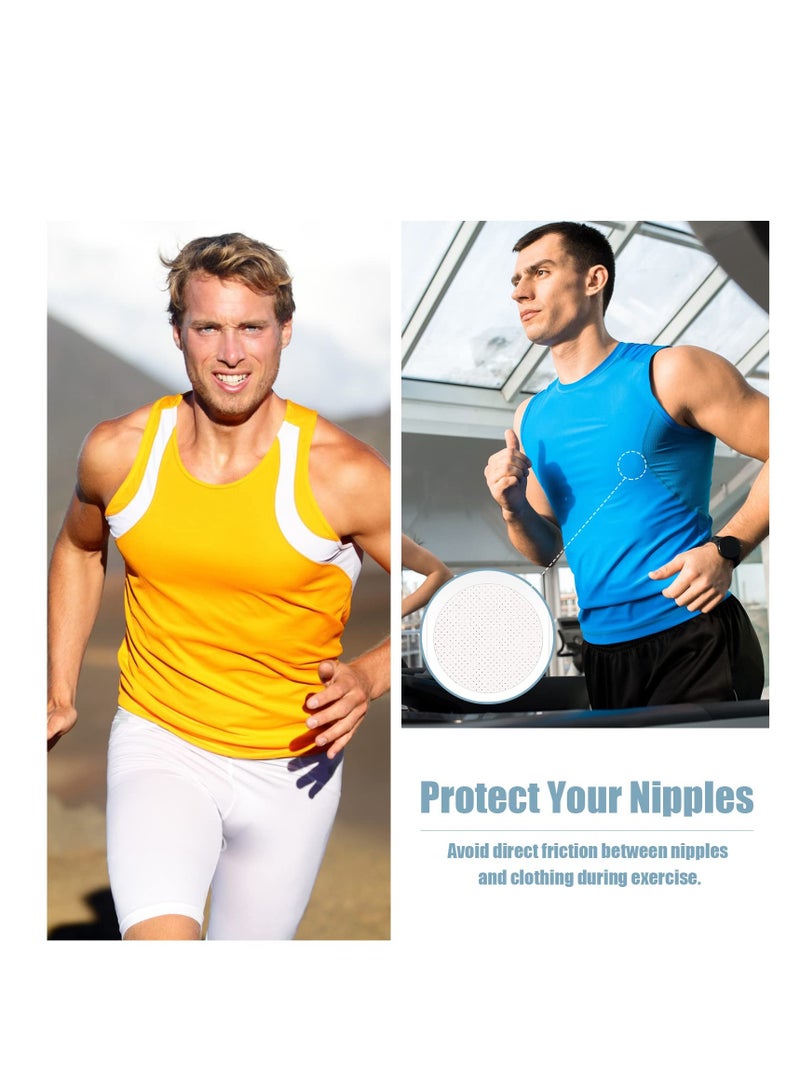 100 Pieces Men Nipple Cover Summer Anti Chafing Nipple Protector Adhesive Guard Nipple Tape for Runners Women Gym Sport Accessories