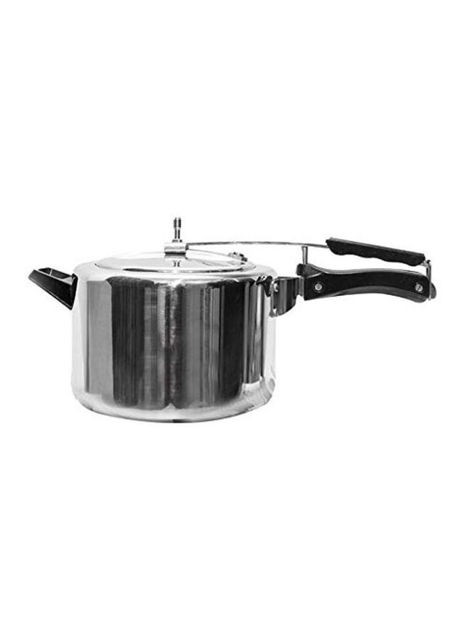 Aluminium Pressure Cooker Silver/Black