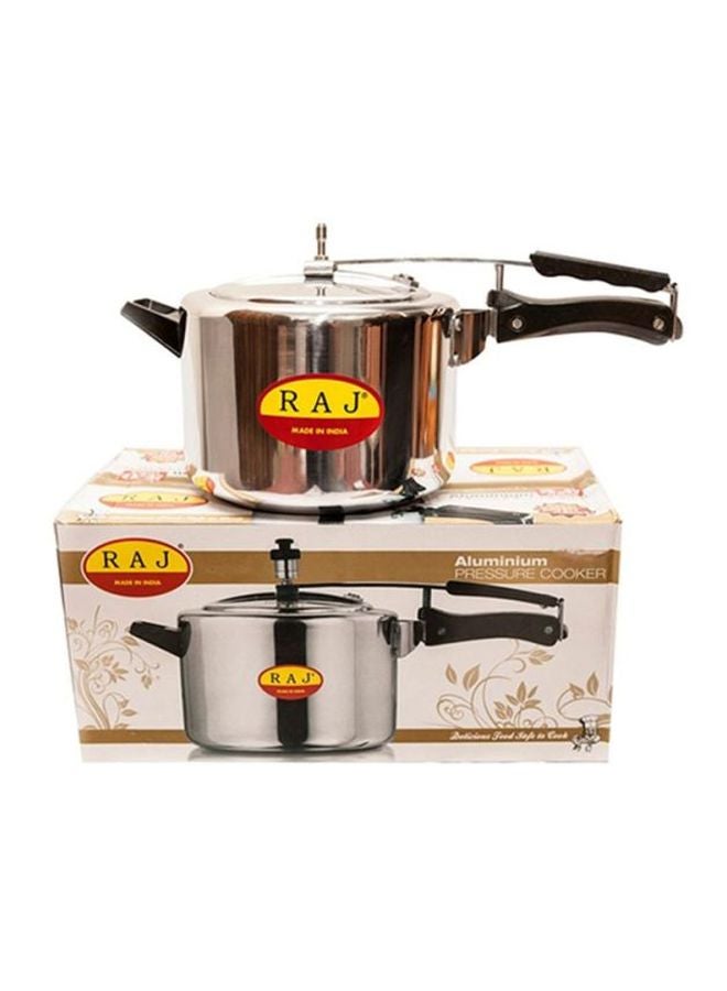 Aluminium Pressure Cooker Silver/Black