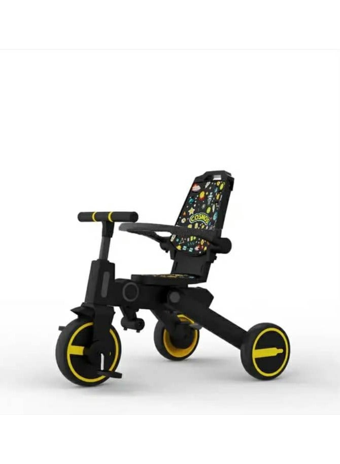 kids perfect tricycle for your child's comfort. Multifunctional 7 shapes in one, storable and foldable stroller idel ofr the ages from 1 years and above