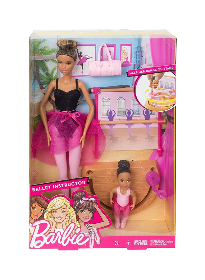 Careers Ballet Doll With Instructor Playset 21.59 x 32.39 x 6.03cm