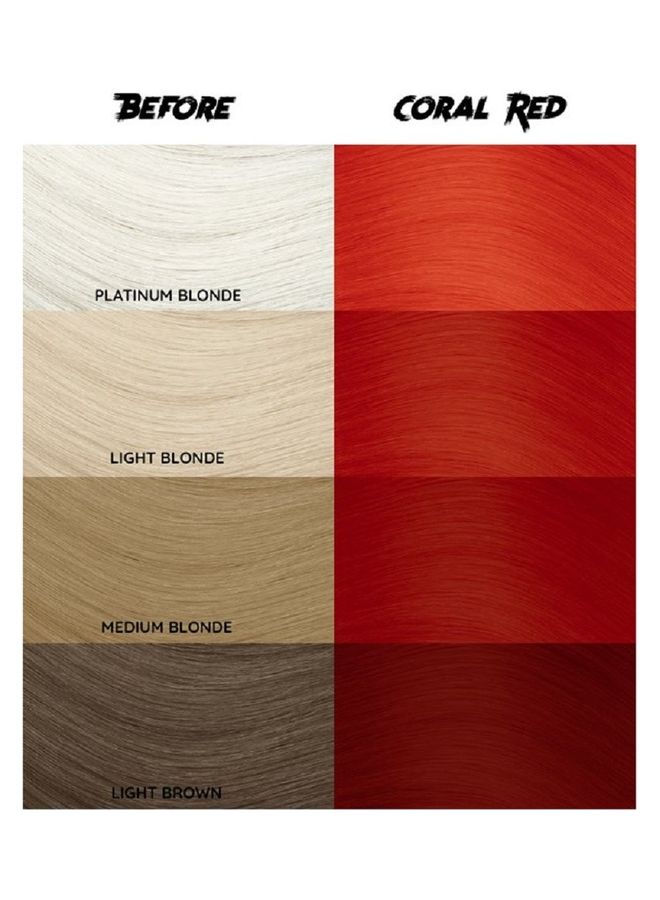 Semi-Permanent Hair Dye Coralred 150ml