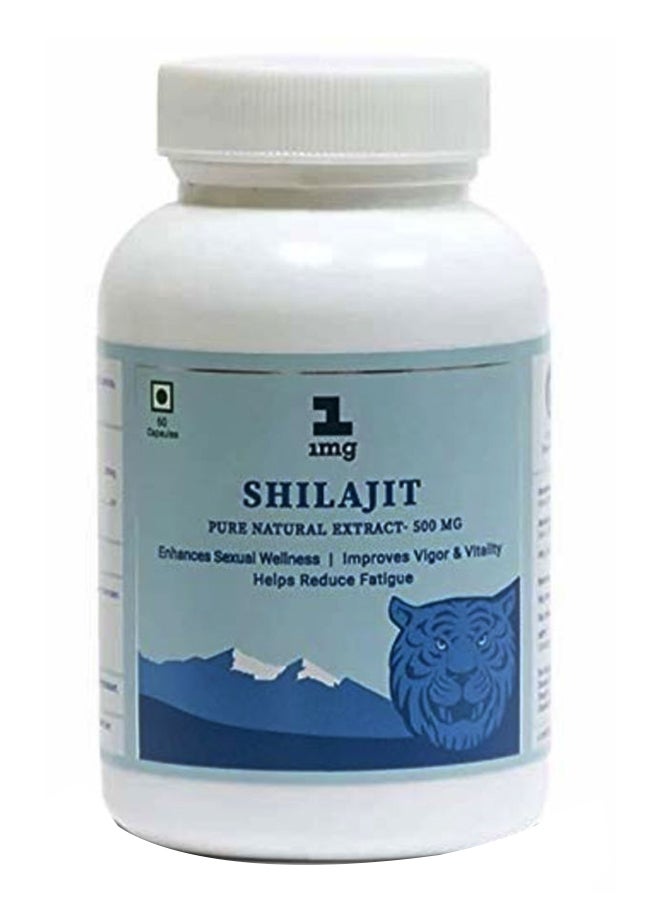 1MG Shilajit Natural 500 mg - 60 Caps