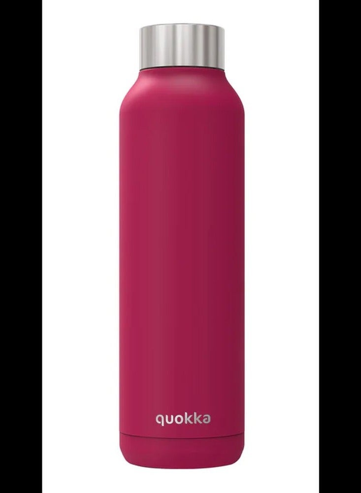 QUOKKA THERMAL SS BOTTLE SOLID ROSEWOOD 630 ML