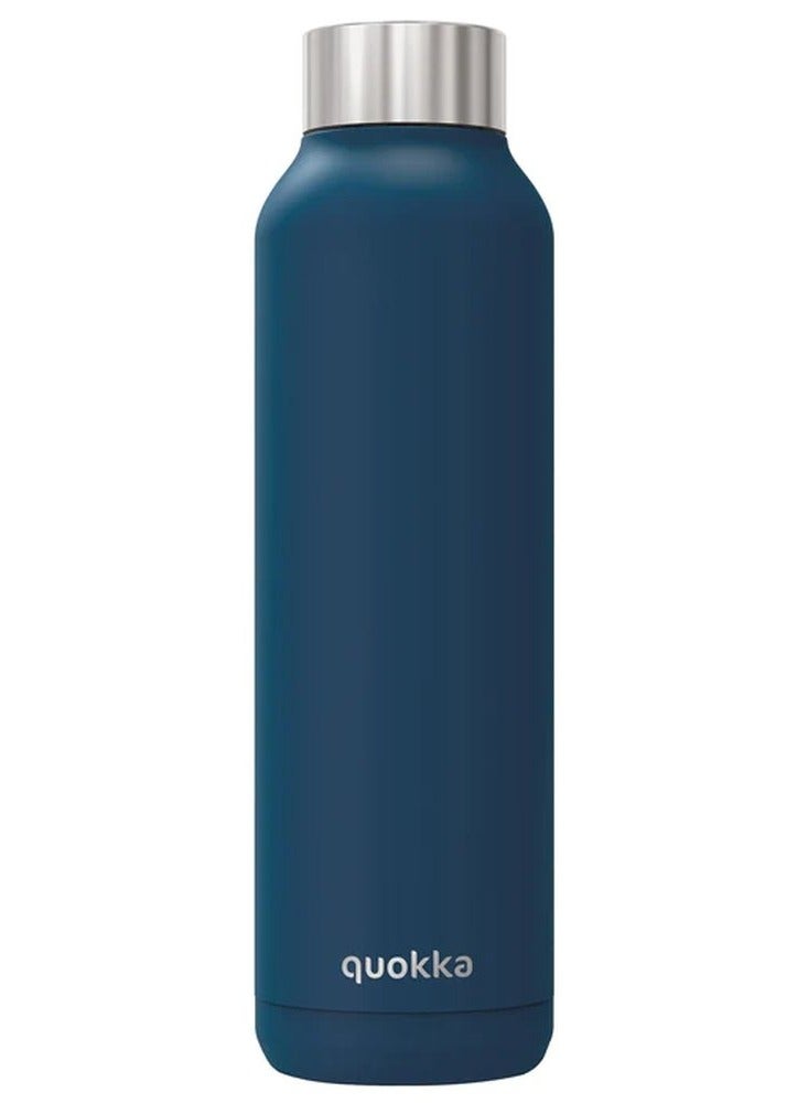 QUOKKA THERMAL SS BOTTLE SOLID MIDNIGHT BLUE 630 ML