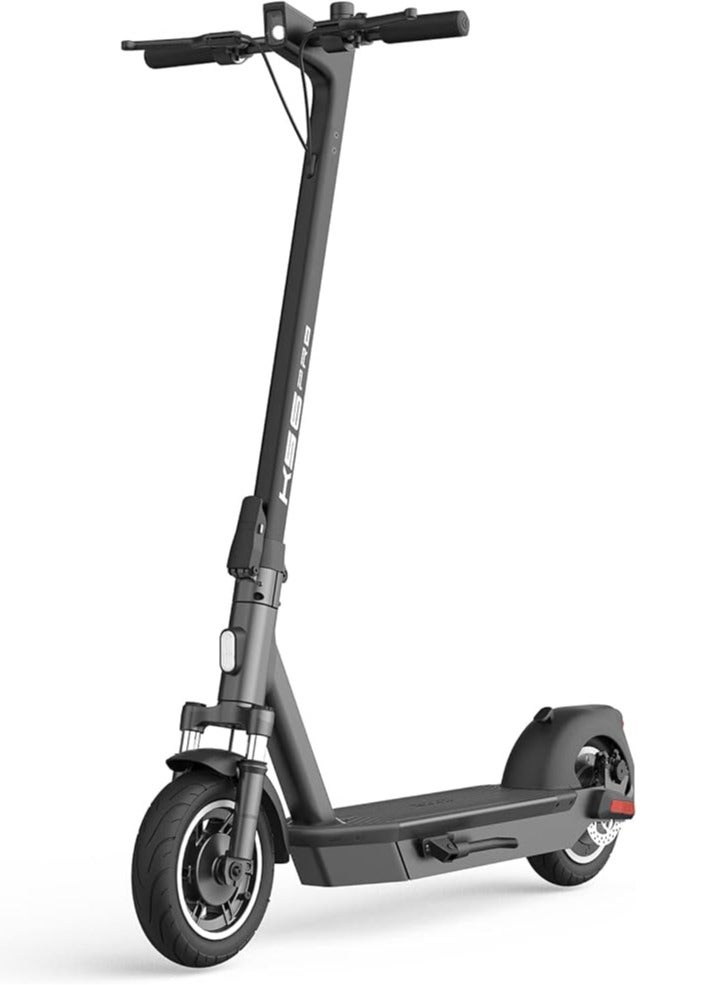 Electric Kick Scooter Ks6 Pro Adults Electric Scooter-Ks6 Pro 800W Motor, 55 Kilometers Long Range & 30 Kmp/H, With Self-Healing Tubeless/Hollow Honeycomb Tires