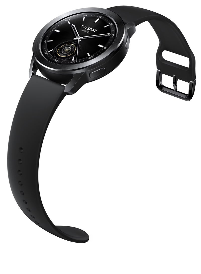 486 mAh Watch S3 1.43 Inch Amoled Bluetooth 5.2 Heart Rate Blood Oxygen Monitoring Global Version Black