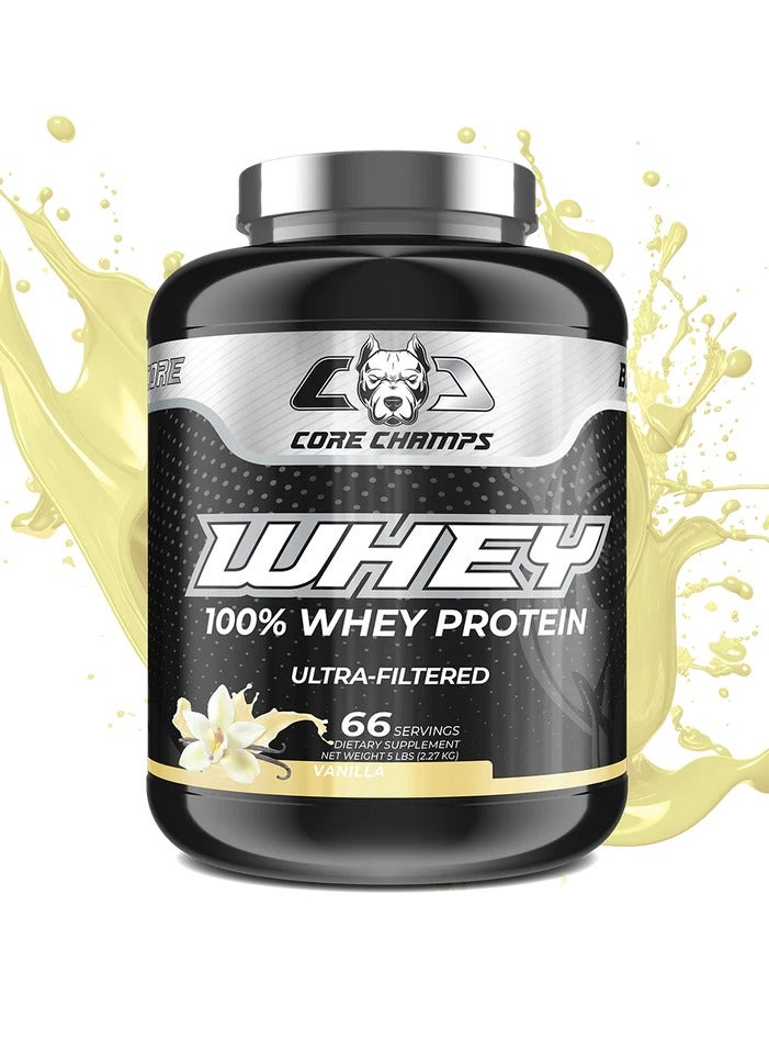 CORE CHAMPS WHEY PROTEIN 5LBS/2.27KG - VANILLA