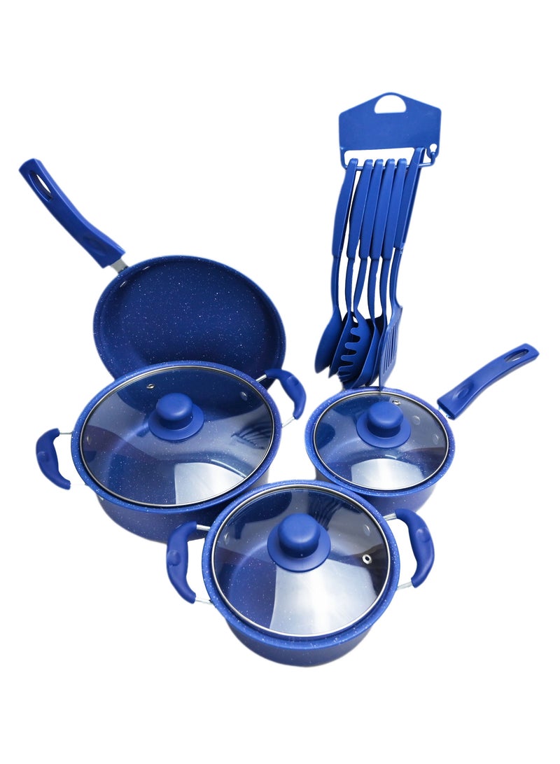 Healthy Nonstick Cookware Sets, Pots and Pans Set, Pots and Pans Set Nonstick, Non Stick Cooking Set, w/Frying Pans & Saucepans 13 Piece Pots and Pans Set