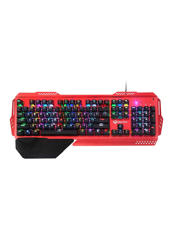MK20 Mechanical Gaming Keyboard With LED Backlit Light Black/Red
