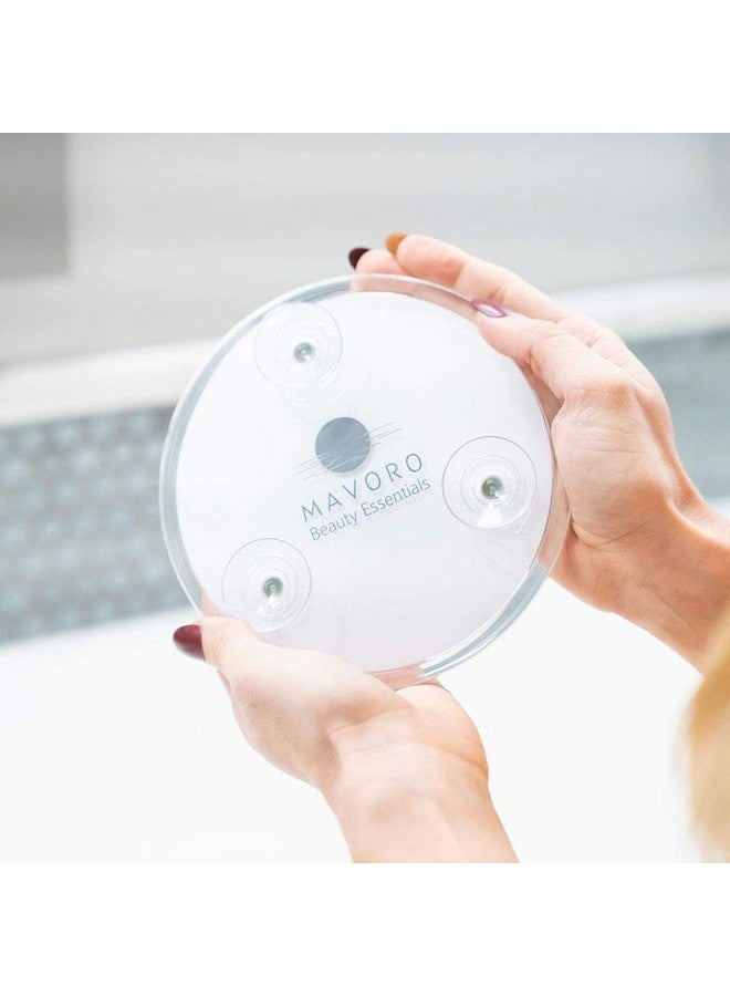 Magnifying Mirror With Suction Cupstriple Suction Cup Stick On Mirror With 10X Magnification. Portable Travel Makeup Mirrormagnified Cosmetic Mirror