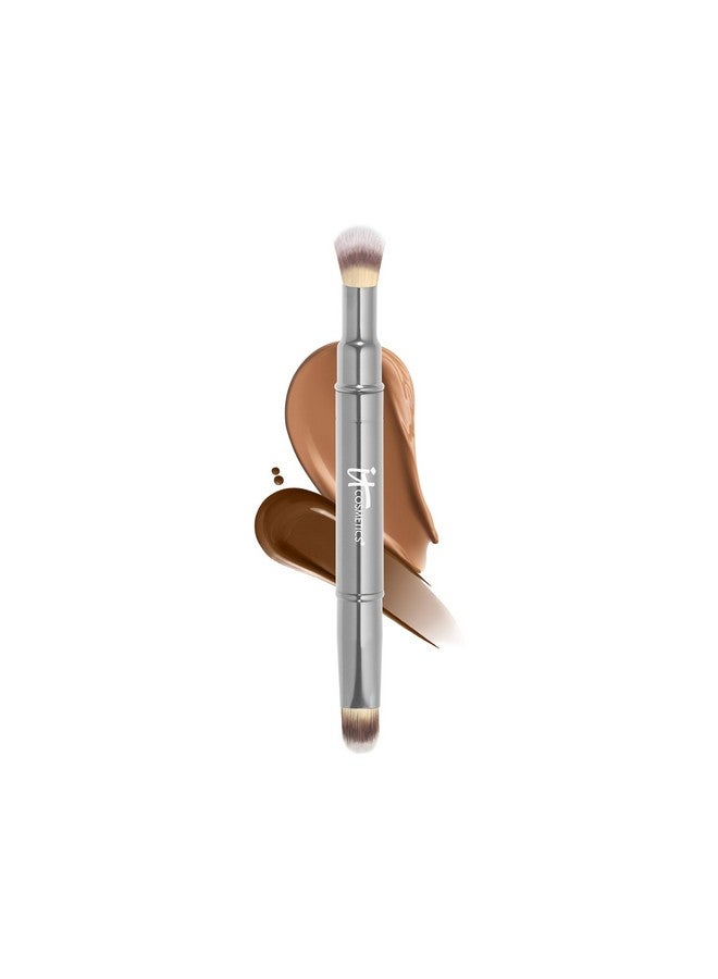 Heavenly Luxe Dual Airbrush Concealer Brush 2Dualended2In1 Brush For Liquid & Cream Concealerbuff Away Imperfectionswith Awardwinning Luxe Hair