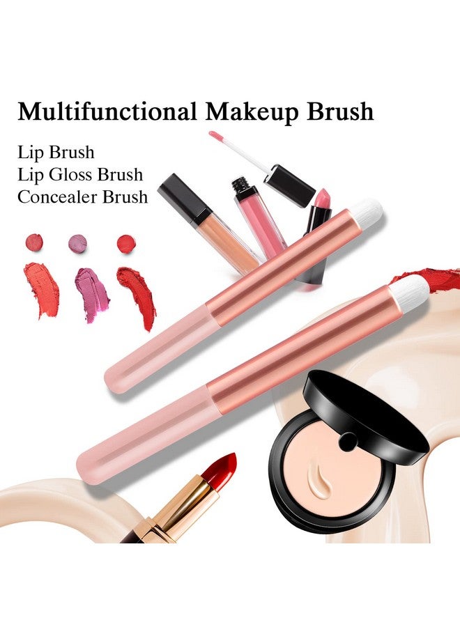 Lip Brush Lip Smudge Brushes Lipstick Brush 3Pcs Lip Gloss Applicator Wands Lip Brushes Multipurpose Lip Makeup Brush Eyeshadow Brush Concealer Brush Lip Gloss Wands Applicator Tool Kits