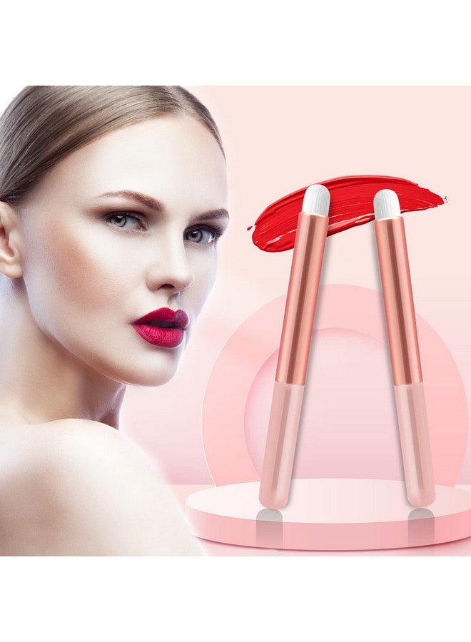 Lip Brush Lip Smudge Brushes Lipstick Brush 3Pcs Lip Gloss Applicator Wands Lip Brushes Multipurpose Lip Makeup Brush Eyeshadow Brush Concealer Brush Lip Gloss Wands Applicator Tool Kits