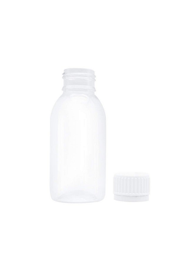 Pack Of 5100Ml Clear Empty Pet Mini Storage 100Ml 100G 100Cc Bottles Hard Plastic Durable Turn Screw Cover Cap Round Filling Liquid Rhinestones Water Container