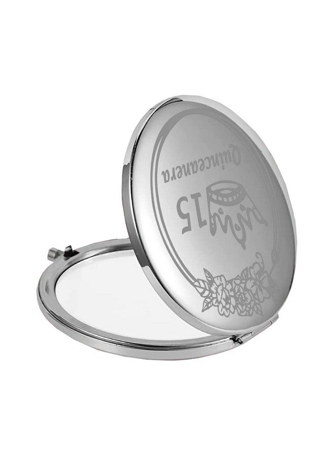 15 Quinceanera Compact Mirror Sweet 15 Gift Quinceanera 15Th Birthday Party Mirror Gift Happy 15Th Birthday Gift
