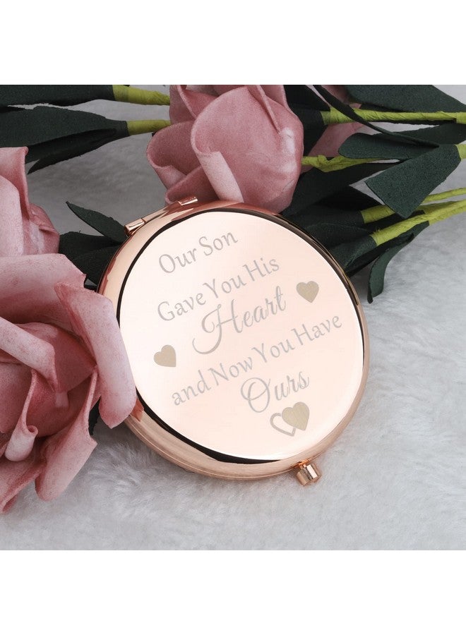 Daughter In Law Compact Makeup Mirror Gift Bride To Be Gift Wedding Day Keepsake Gift From Mother In Law (You Have Ours Mirror)