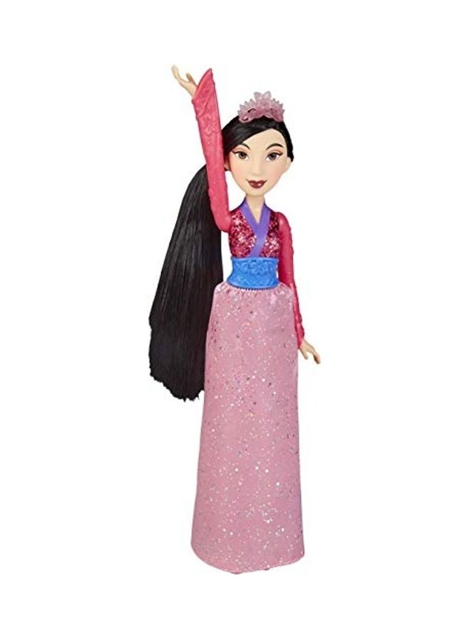 Princess Mulan Royal Shimmer Fashion Doll with Skirt That Sparkles, Tiara and Shoes