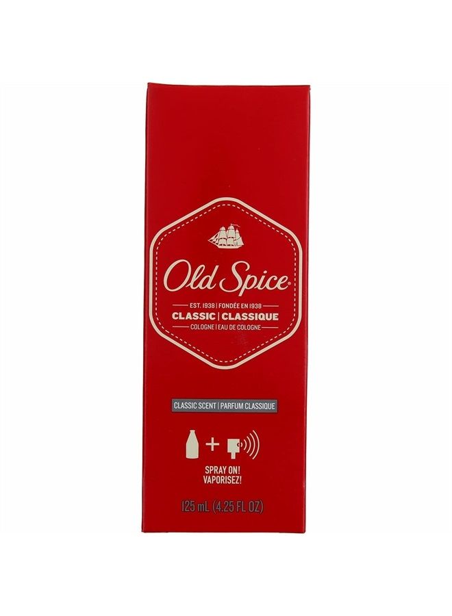 Classic Cologne Spray 4.25 oz (Pack of 6)