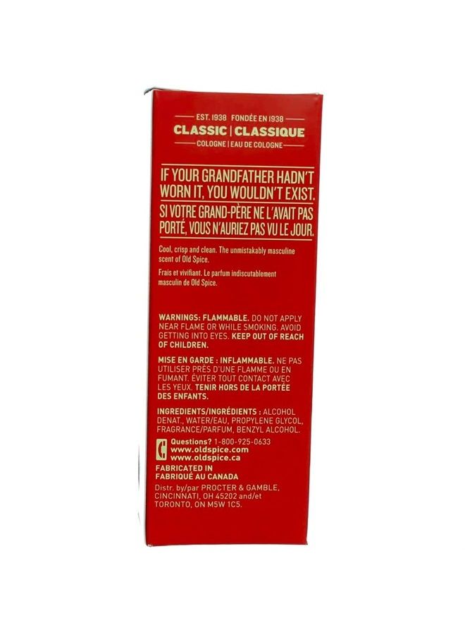 Classic Cologne Spray 4.25 oz (Pack of 6)
