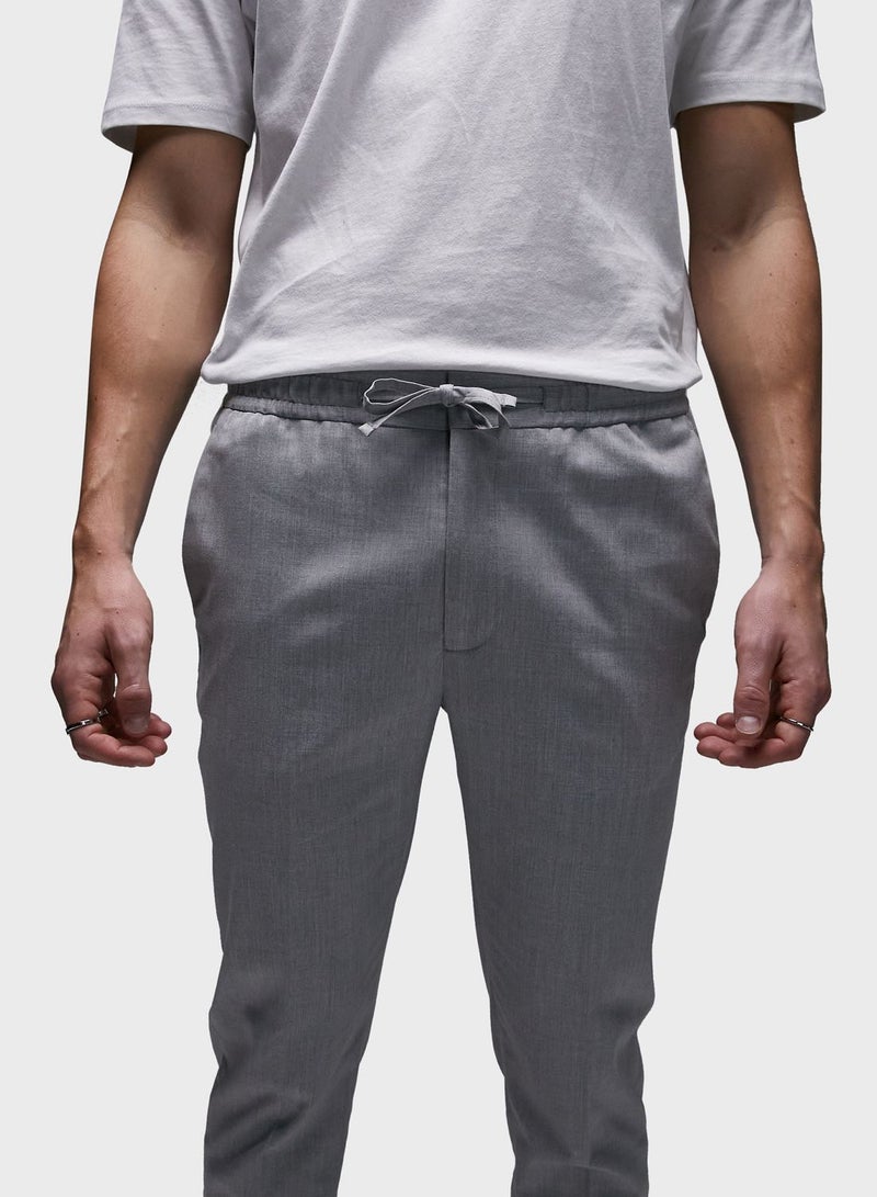 Skinny smart trousers with elasticated waistband