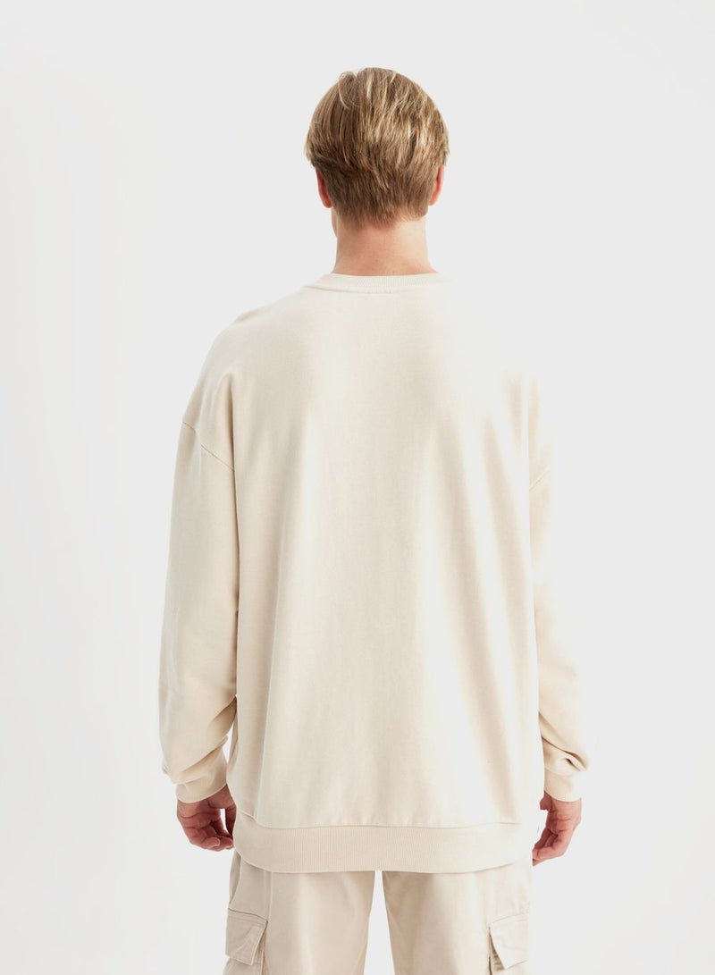 Man Oversize Fit Sweat Shirt