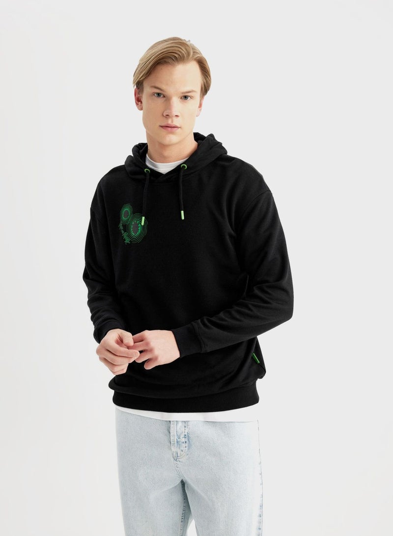 Man Licensed Rick And Morty Boxy Fit Sweat Shirt
