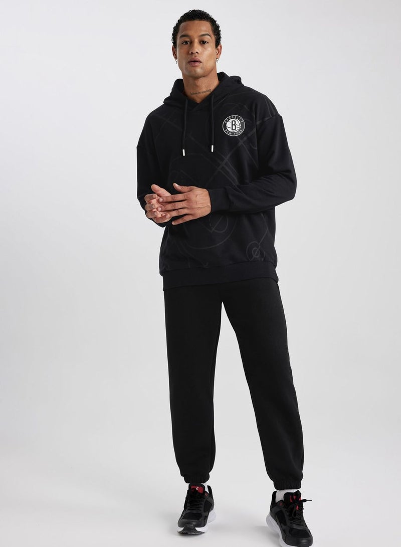 Man Licensed Brooklyn Nets (Nbabkn1000) Comfort Fit Sweat Shirt