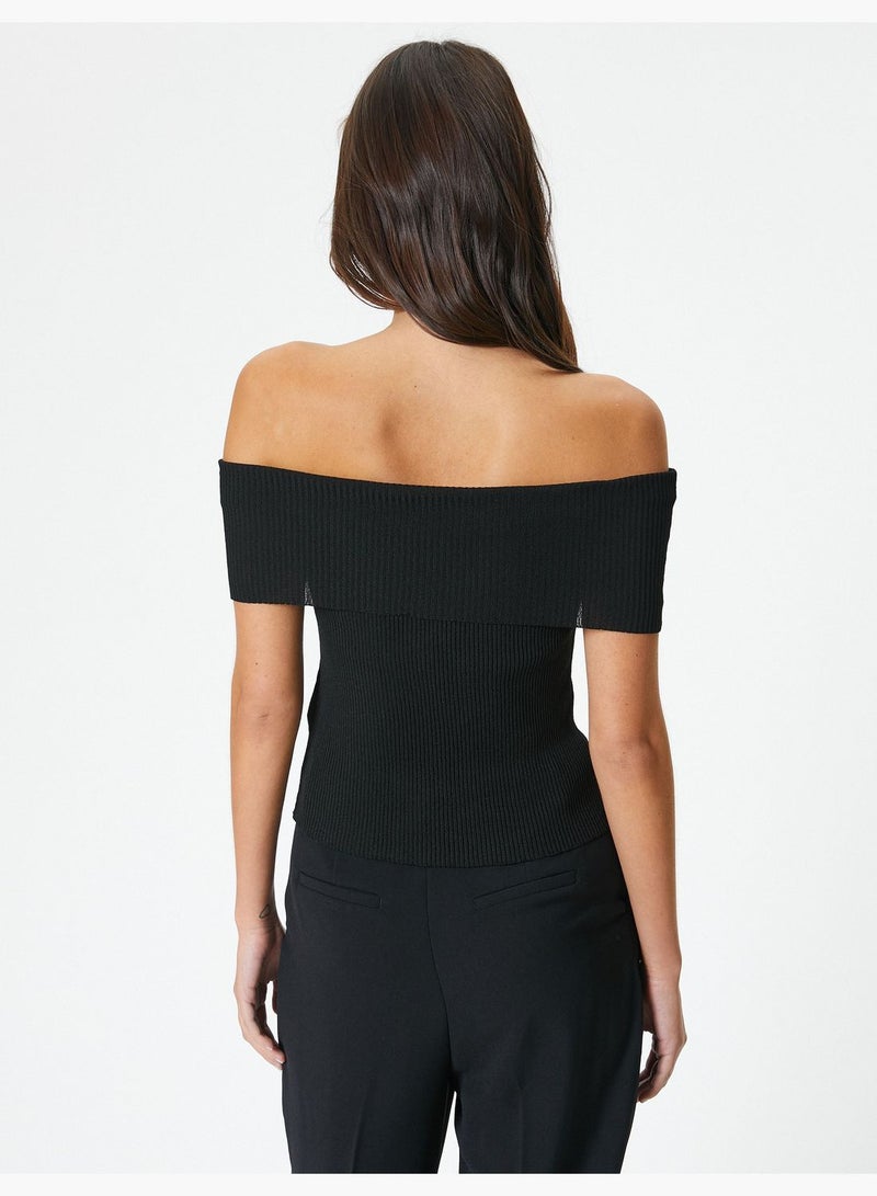 Off Shoulder Sweater