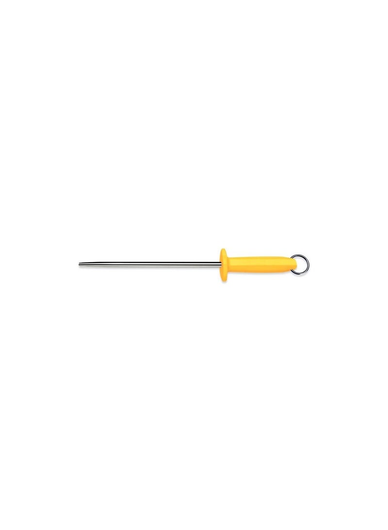 Since 1911,Made in Brazil- Professional 12 Inches Smooth Shapener with Carbon Steel Rod and Yellow Polypropylene Handle