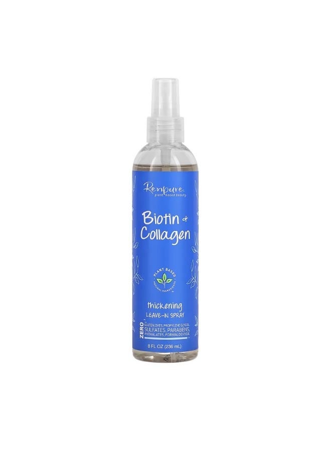 Biotin  Collagen Thickening Leave In Spray 8 fl oz 236 ml