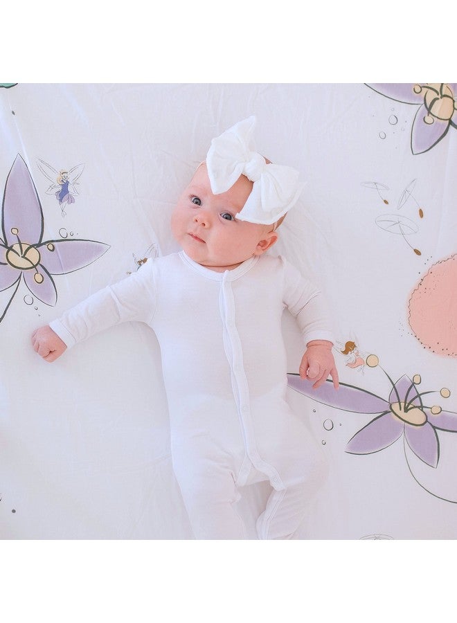 Fitted Crib Sheet Super Soft Breathable 100% Cotton Baby Crib Sheet For Standard Crib Mattresses And Toddler Beds 28 In. X 52 In. Fairy Blossom